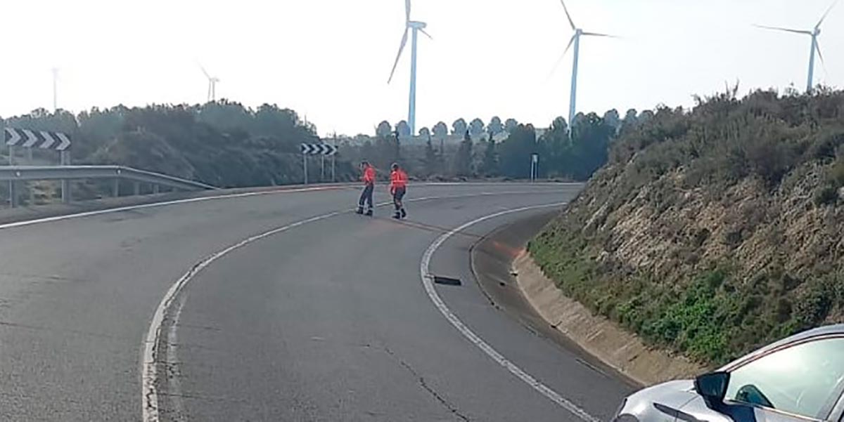 El accidente ha sido una colisión entre una moto y una furgoneta