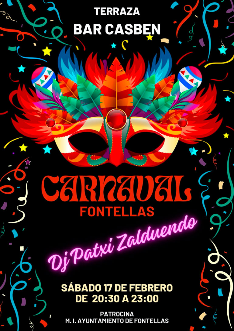 Carnaval 2024 en Fontellas Fiesta Bar Casben