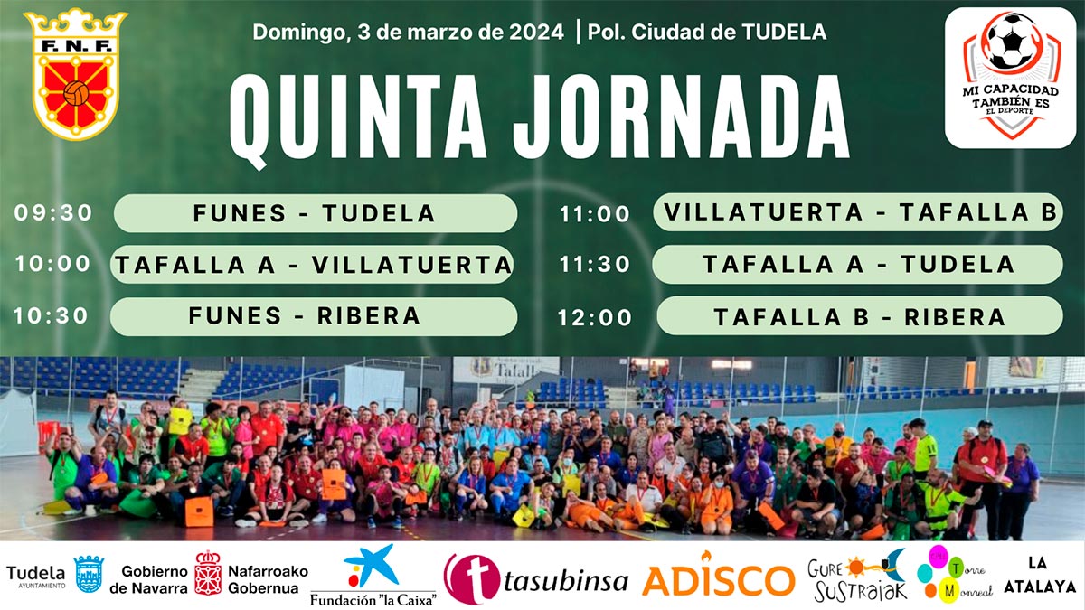 Cartel de la jornada Mi capacidad es el deporte