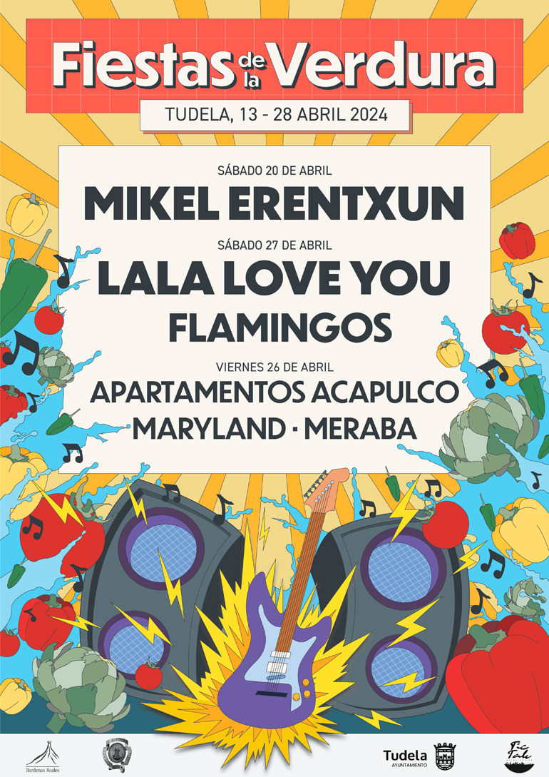 Conciertos de las Fiestas de la Verdura 2024 en Tudela