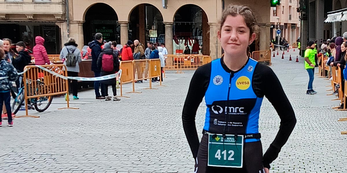 Participantes del SRD Arenas en el Duatlón de Estella 2