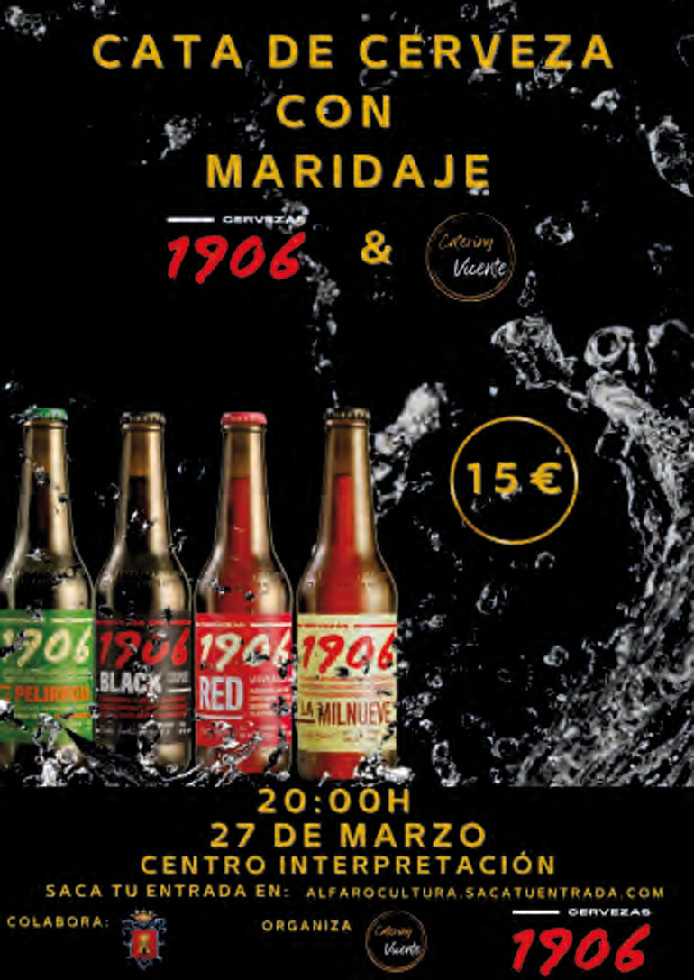 Cata de Cerveza con Maridaje en Alfaro