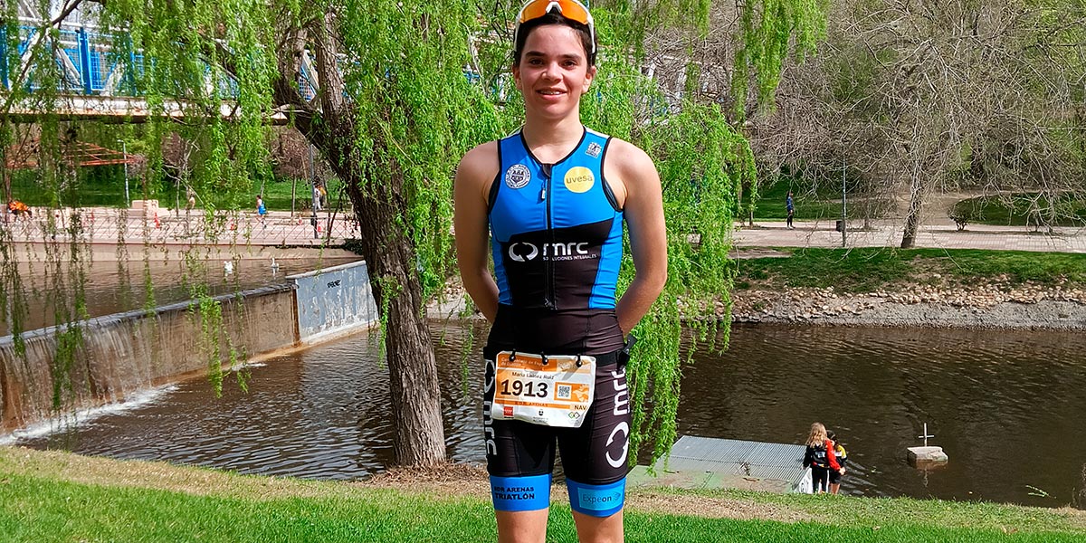 Participantes en el Campeonato de España de Super Sprint de la escuela de Triatlón de la SDR Arenas 2