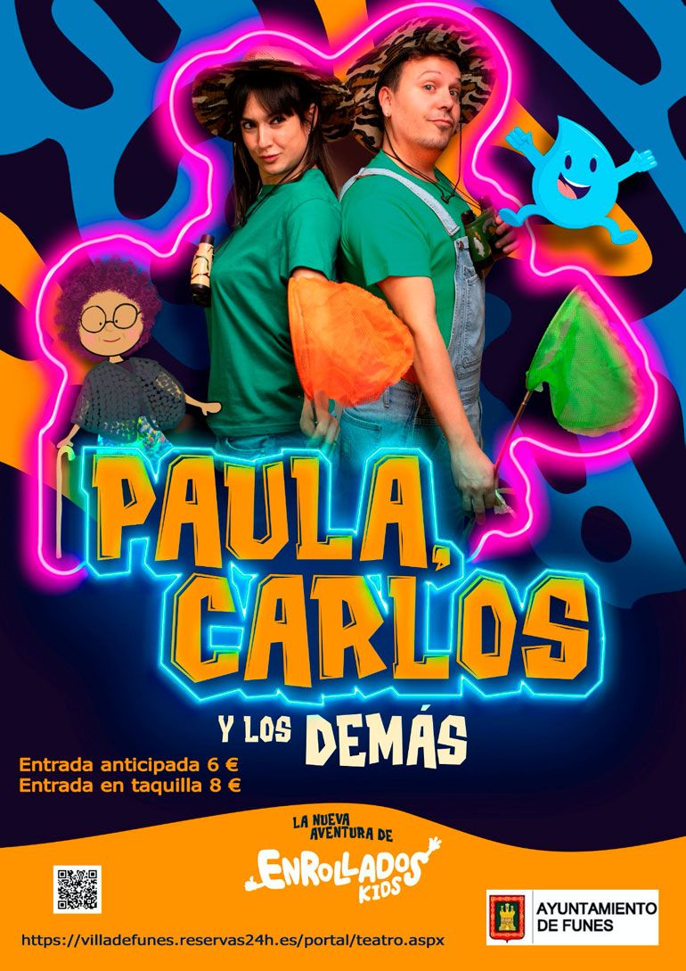 Teatro infantil en Funes ‘Paula, Carlos y los demás’