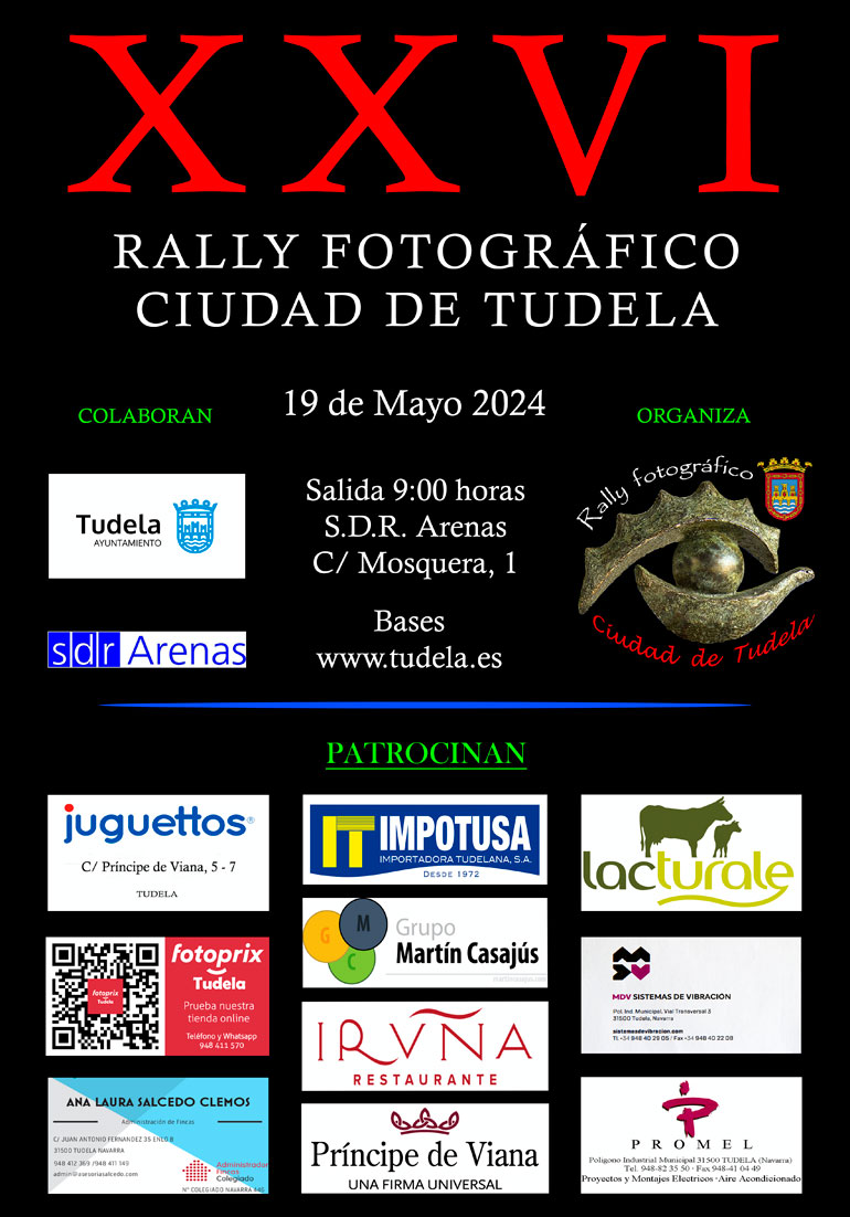 XXVI Rally fotográfico Ciudad de Tudela 2024 en Tudela