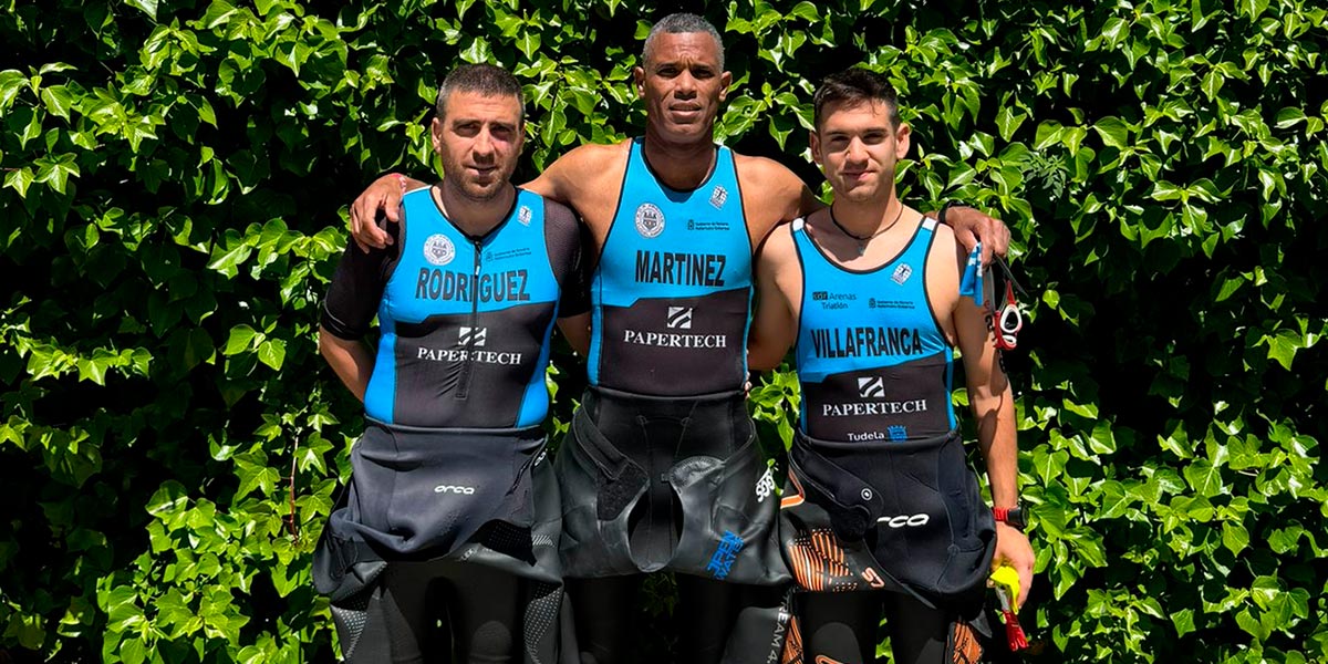 Guillermo Rodríguez, Nathaneal Martínez y Adrián Villafranca