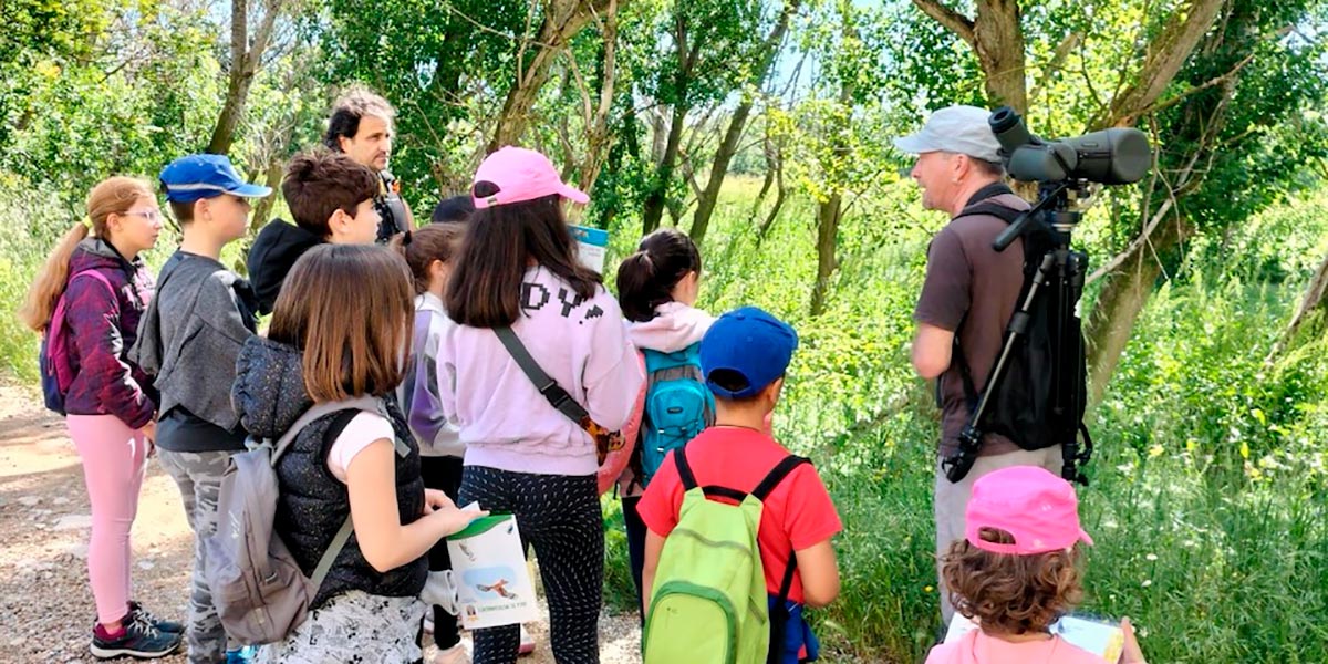 Taller de ornitología en Peralta 2