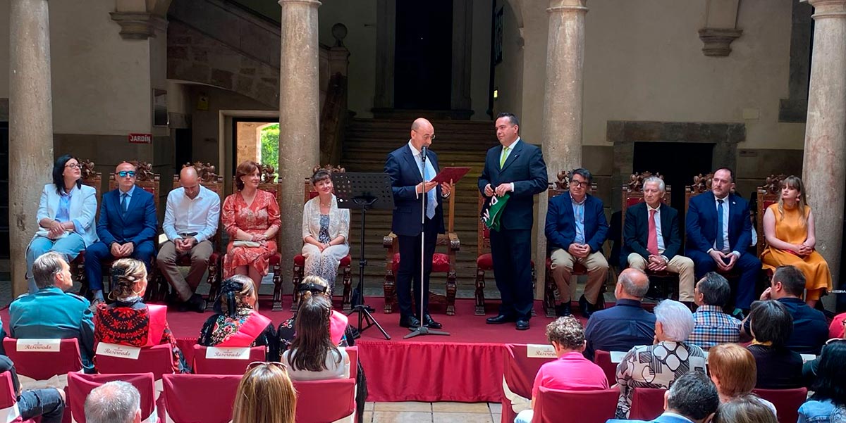 El homenaje se llevó a cabo en la Fiesta del Pueblo de las Fiestas de Nuestra Señora de los Milagros de Ágreda