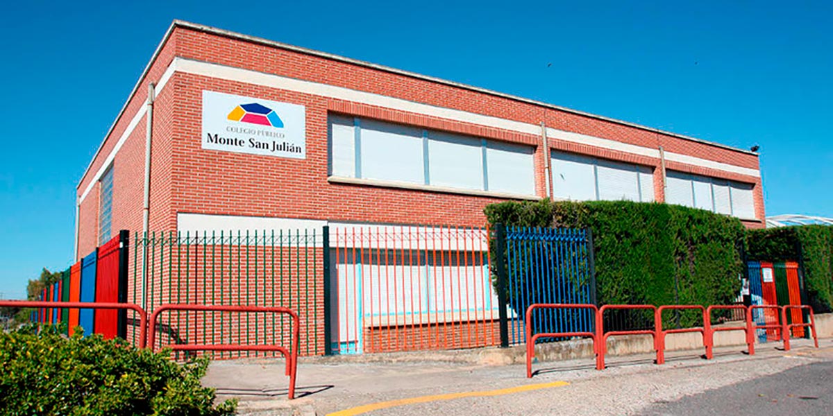 Fachada del Colegio Público Monte San Julián de Tudela
