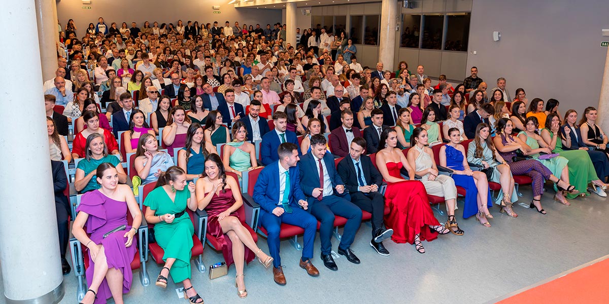 Un momento del acto de graduación