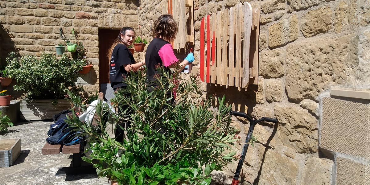 Jardín colaborativo en Layana
