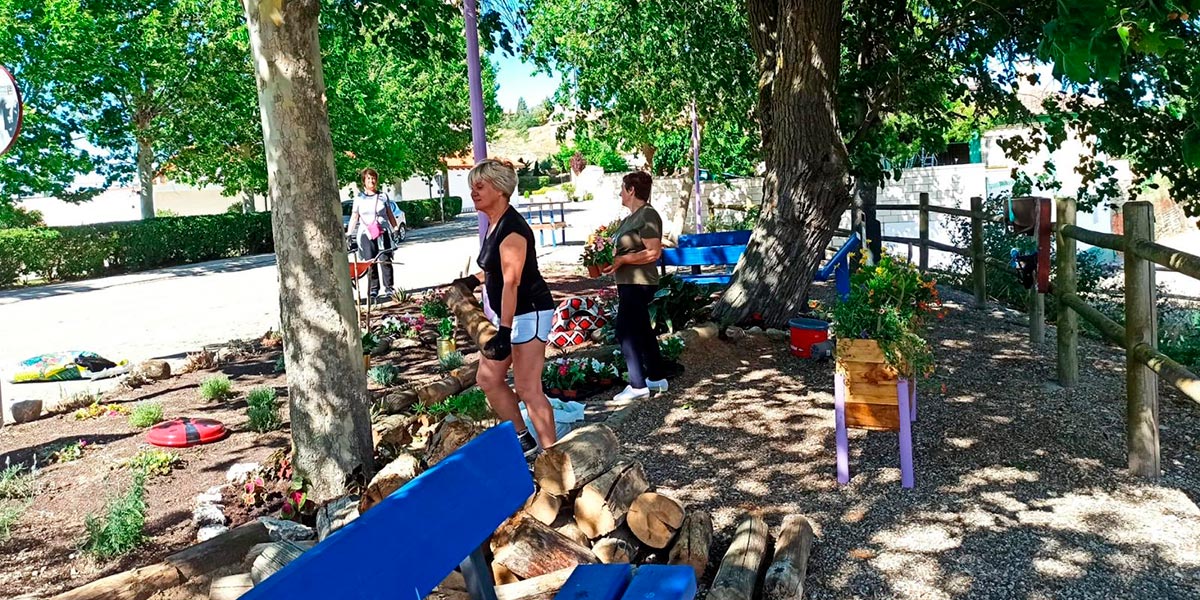 Jardín colaborativo en Las Pedrosas