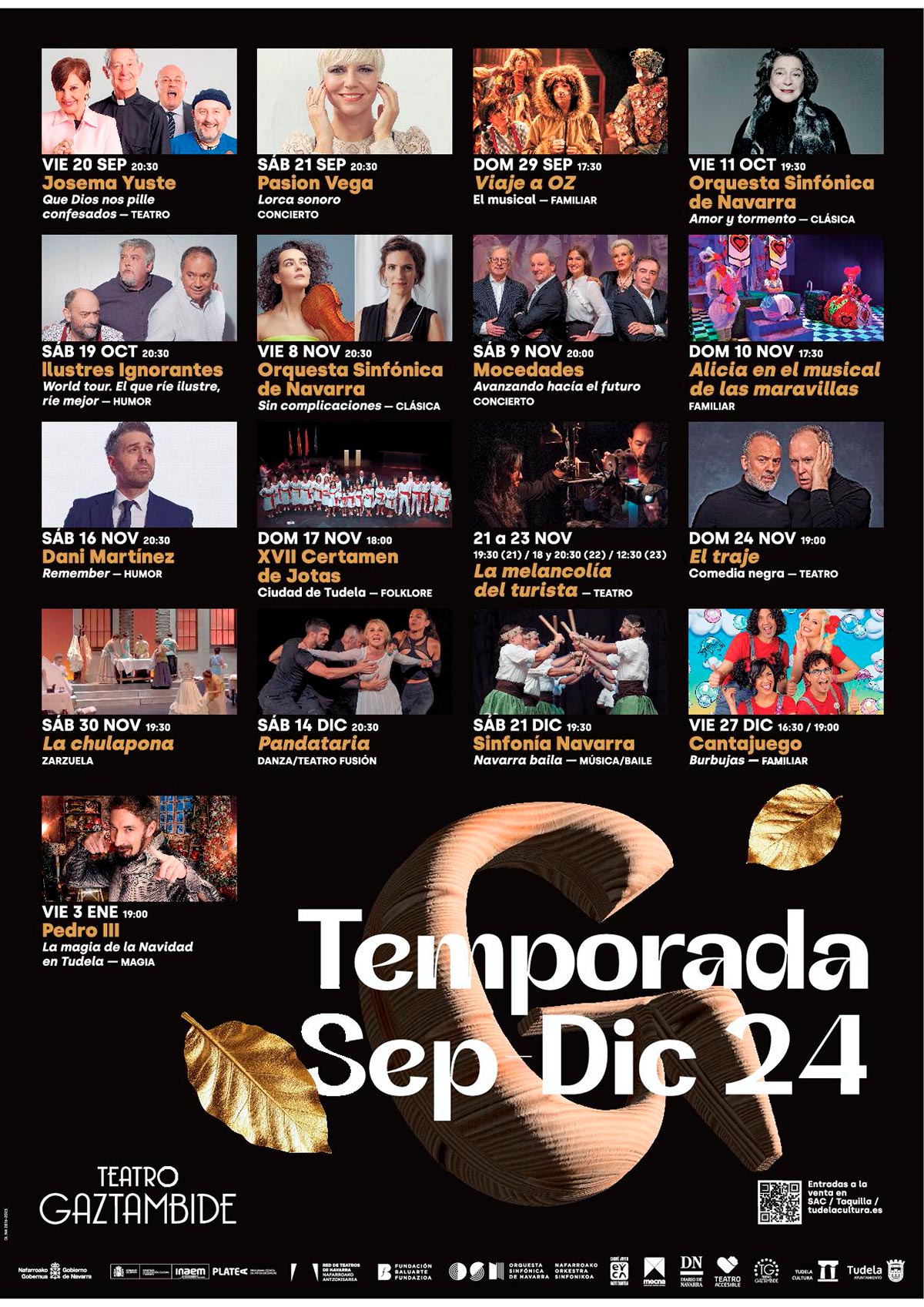 Cartel de la nueva temporada del Teatro Gaztambide