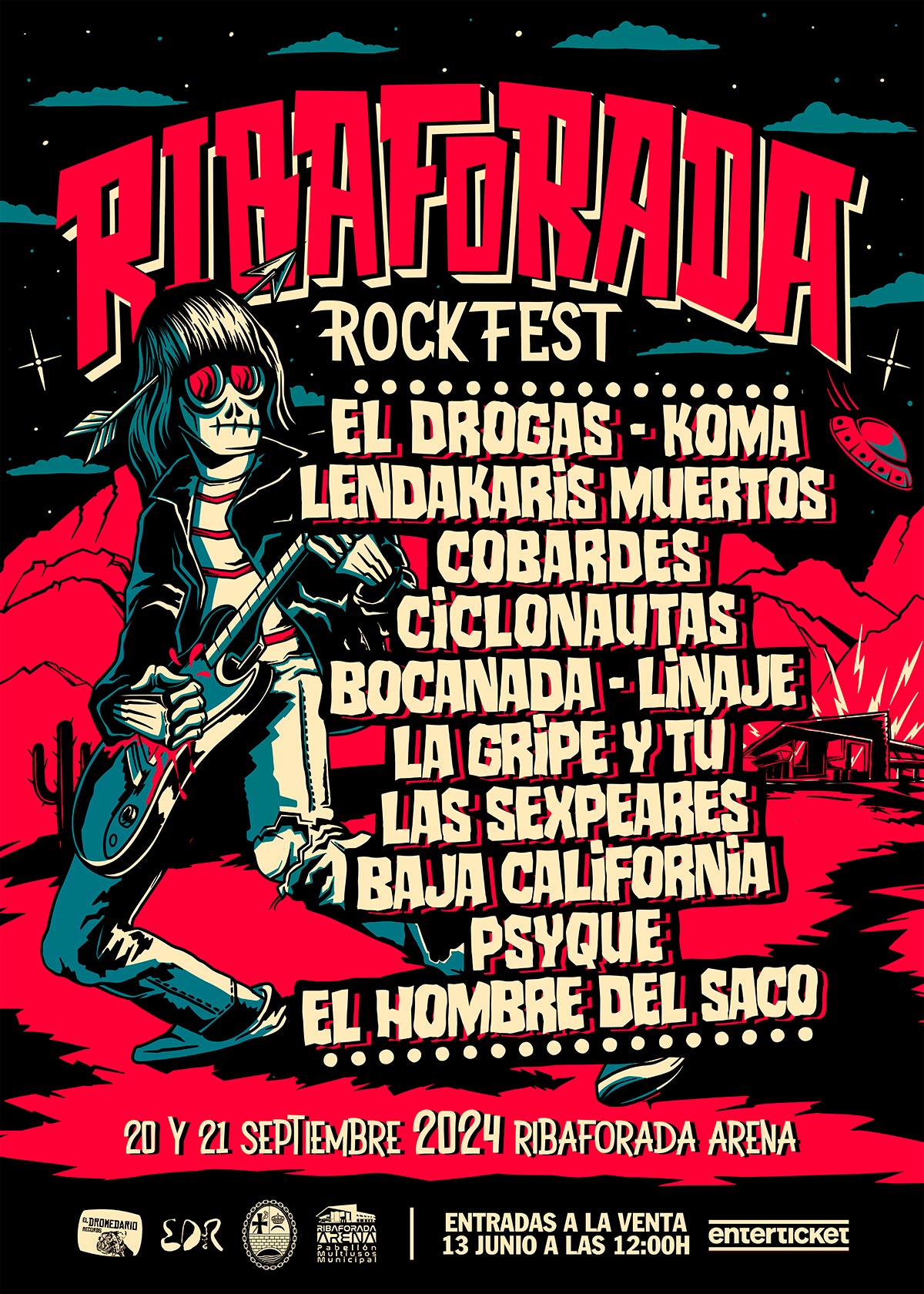Cartel del Ribaforada Rock Fest
