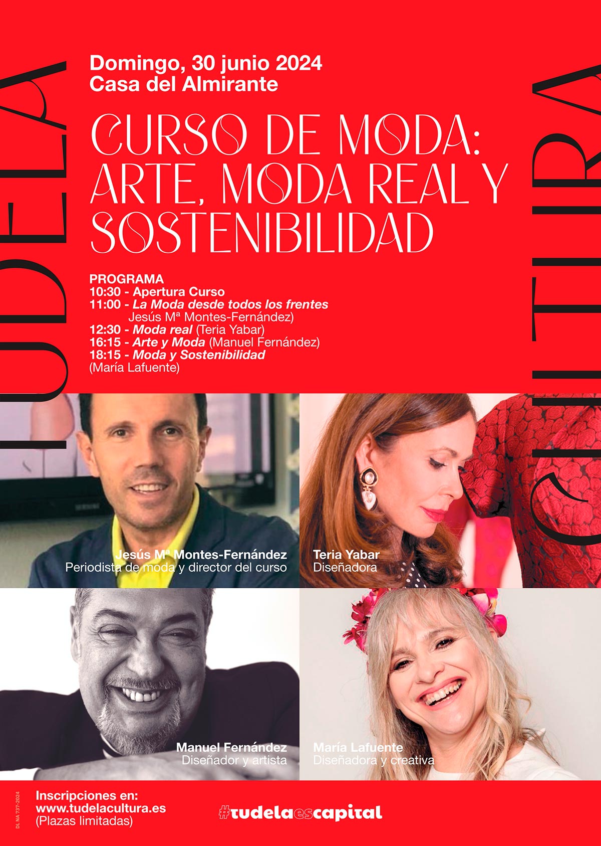 Cartel del Curso de Moda de Jesús María Montes Fernández
