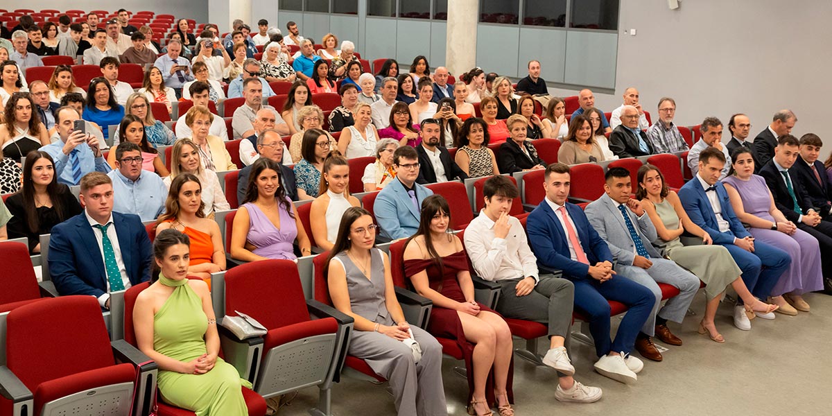 Un momento del acto de graduación