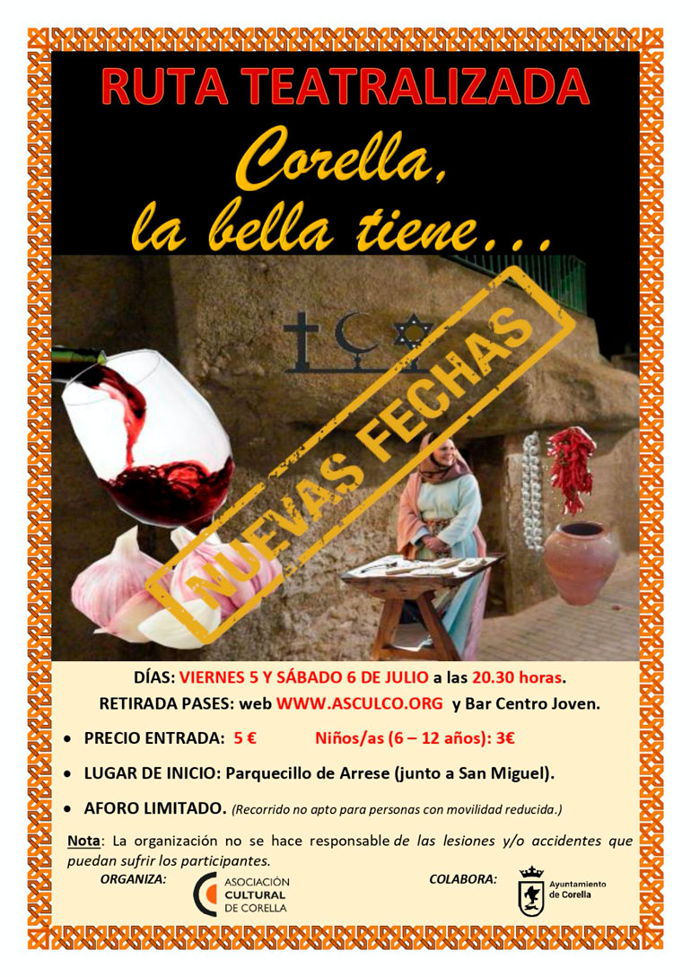Ruta teatralizada en Corella ‘Corella, la bella tiene…’