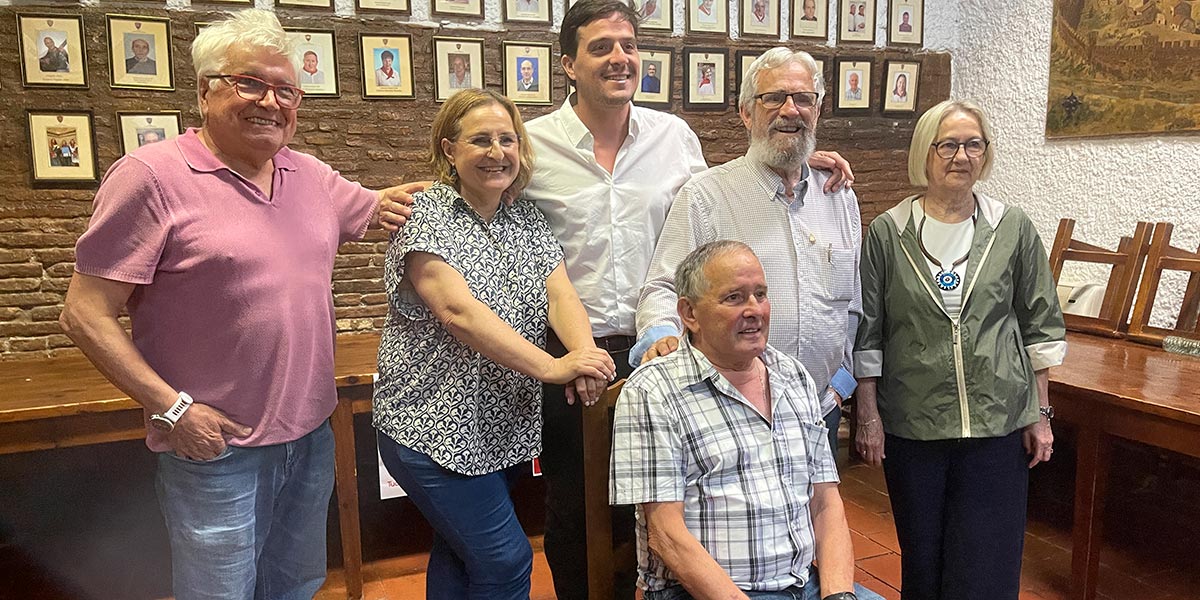 Chichín junto a otros Tudelanos Populares homenajeados años atrás