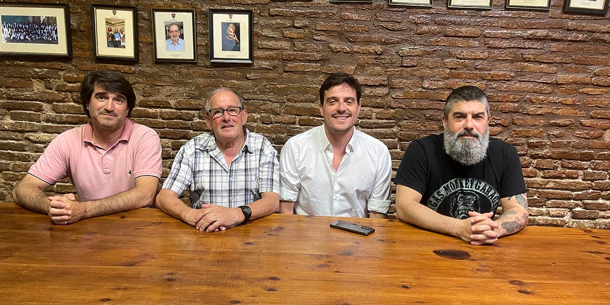 Alfonso Aguerri Lavín, Jesús Sierra Añón Chichín, Iñigo Iturre Ibiricu e Ignacio Romeo Menaza