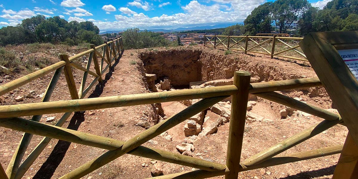 Catas en el cerro de Santa Bárbara 1