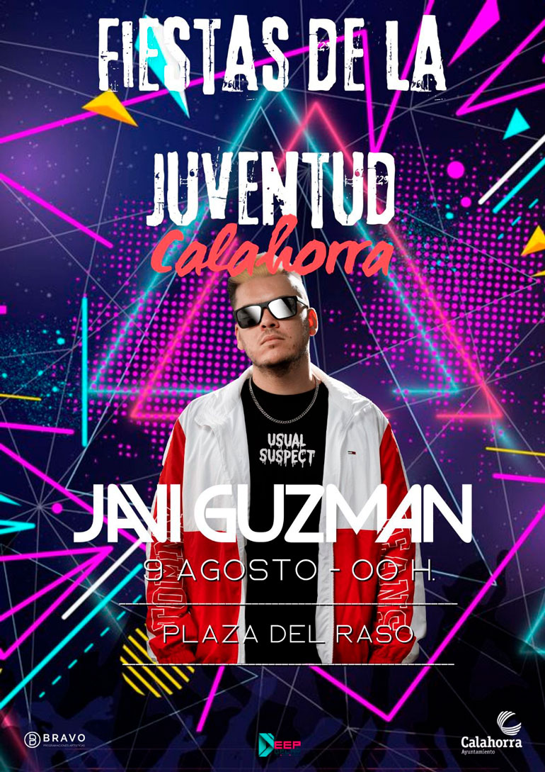 Programa de las Fiestas de la juventud 2024 en Calahorra DJ Javi Guzmán