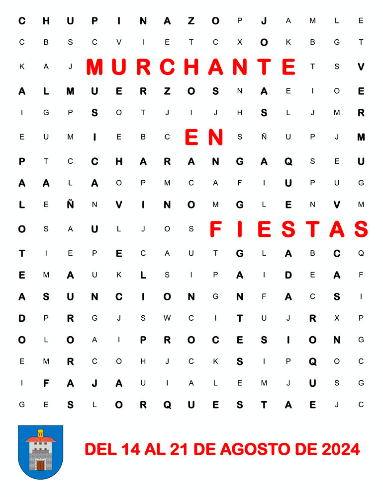 Fiestas de Murchante 2024 cartel 3º adultos