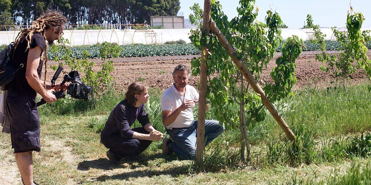 Rodaje de Revivir el campo