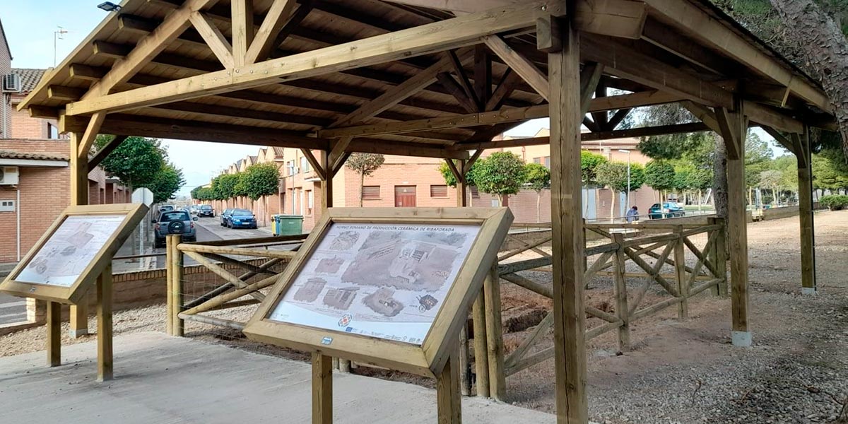 Puesta en valor del horno romano de producción cerámica del yacimiento San Gregorio de Ribaforada