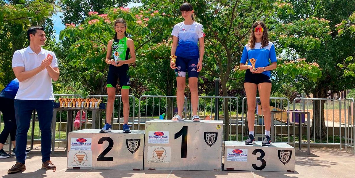 Carmen Gutiérrez también subió al podio, obteniendo el tercer lugar en la categoría infantil