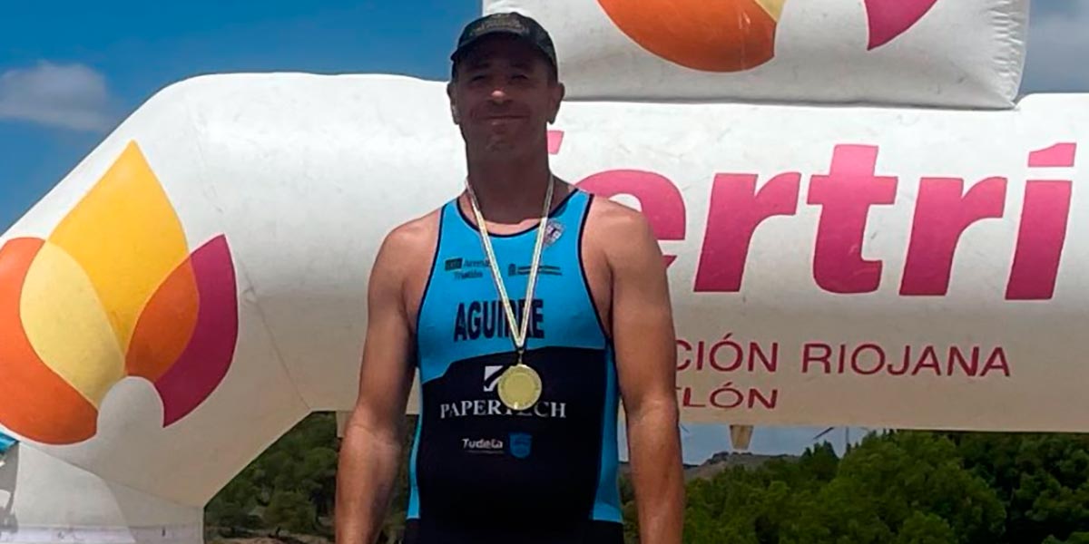Víctor Aguirre (1º V2) Triatlón Cros Calahorra