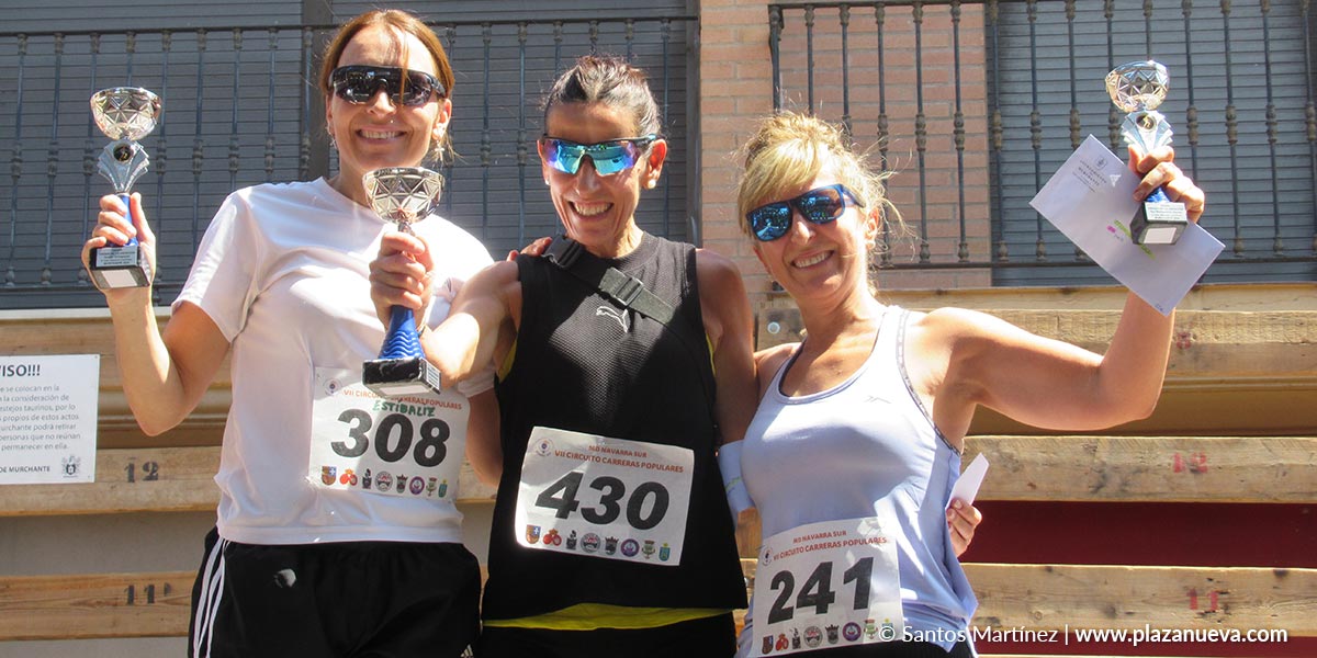 Ganadoras de la categoría Veterano/Máster Femenino