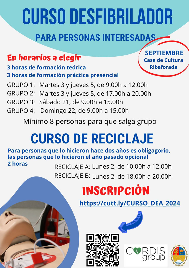 Ribaforada apuesta por la formación en cardioprotección integral