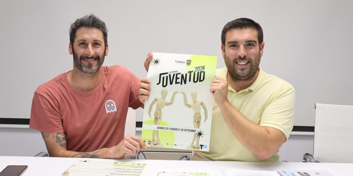 Programa de las Fiestas de la juventud 2024 en Tudela presentación