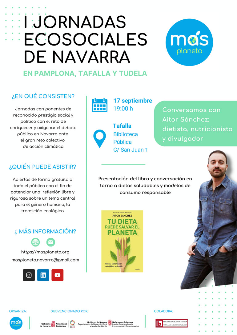 I Jornadas Ecosociales de Navarra 2024 en Tafalla