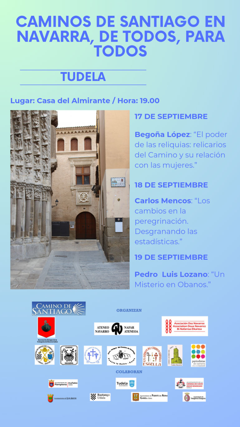 Ciclo ‘Caminos de Santiago en Navarra, de todos, para todos’ 2024 en Tudela