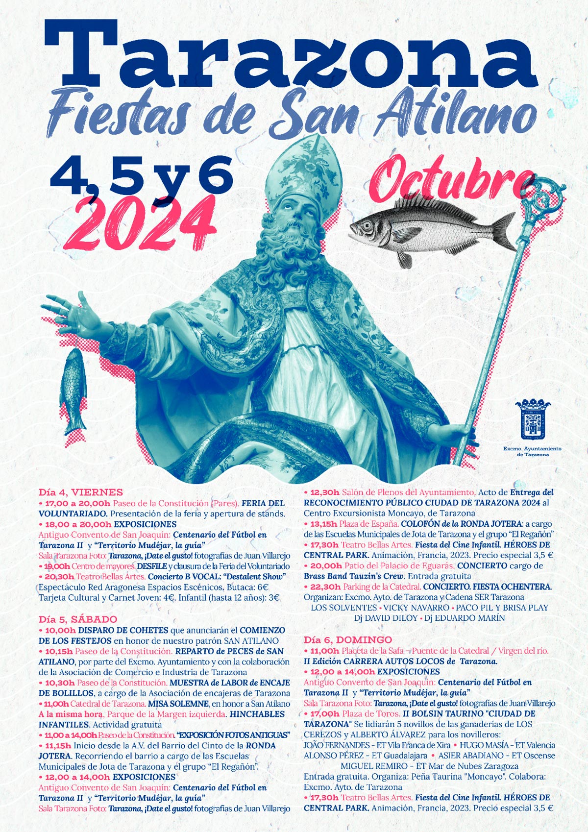 Cartel de las fiestas de San Atilano 2024