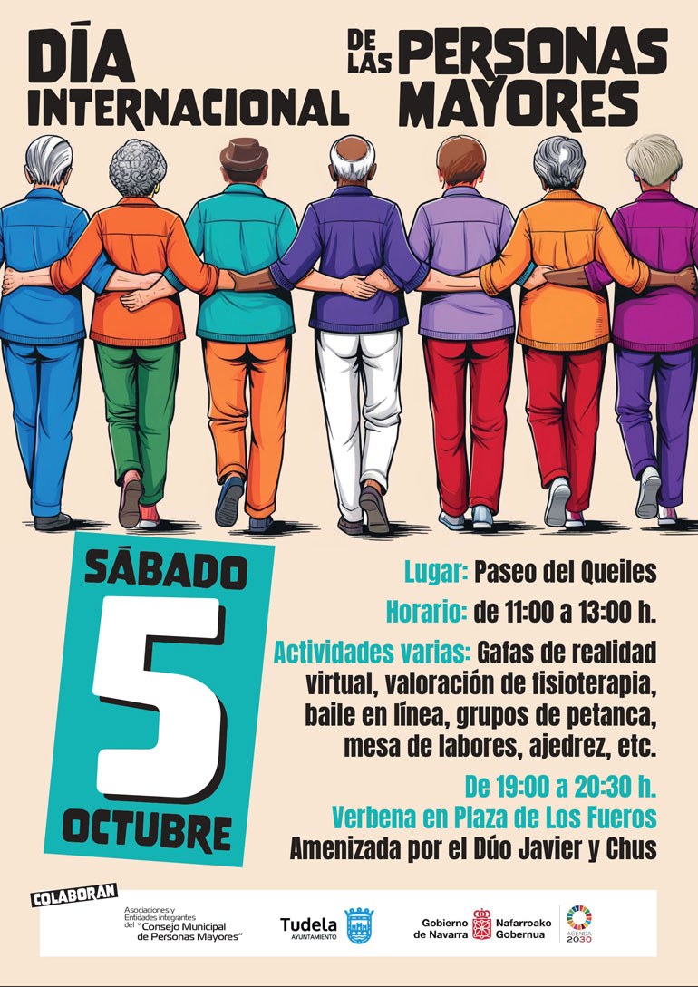 Día Internacional de las Personas Mayores 2024 en Tudela