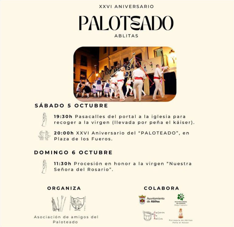 Paloteado 2024 en Ablitas