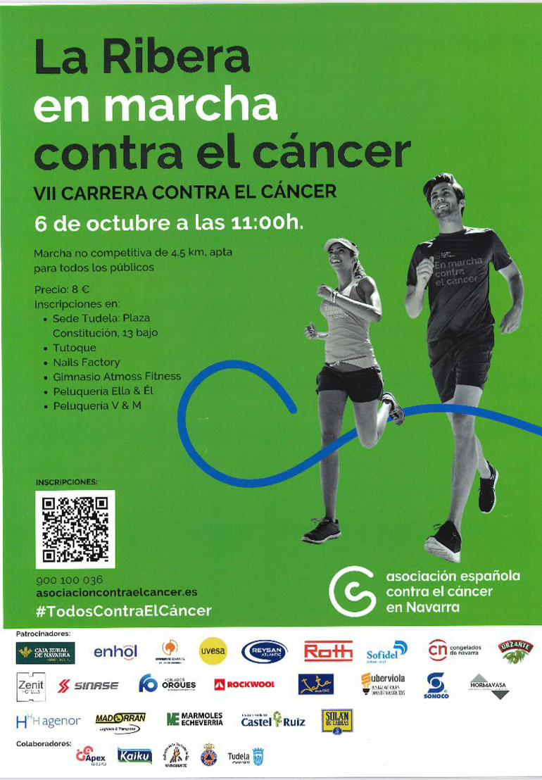 VII Marcha de La Ribera contra el Cáncer 2024 en Tudela