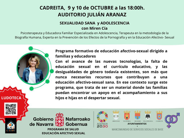 Charla en Cadreita ‘Sexualidad sana y adolescencia’