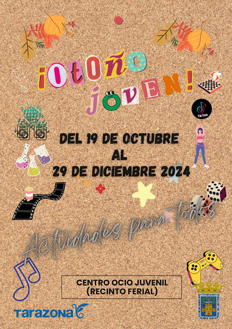 Actividades Otoño Joven 2024 en Tarazona
