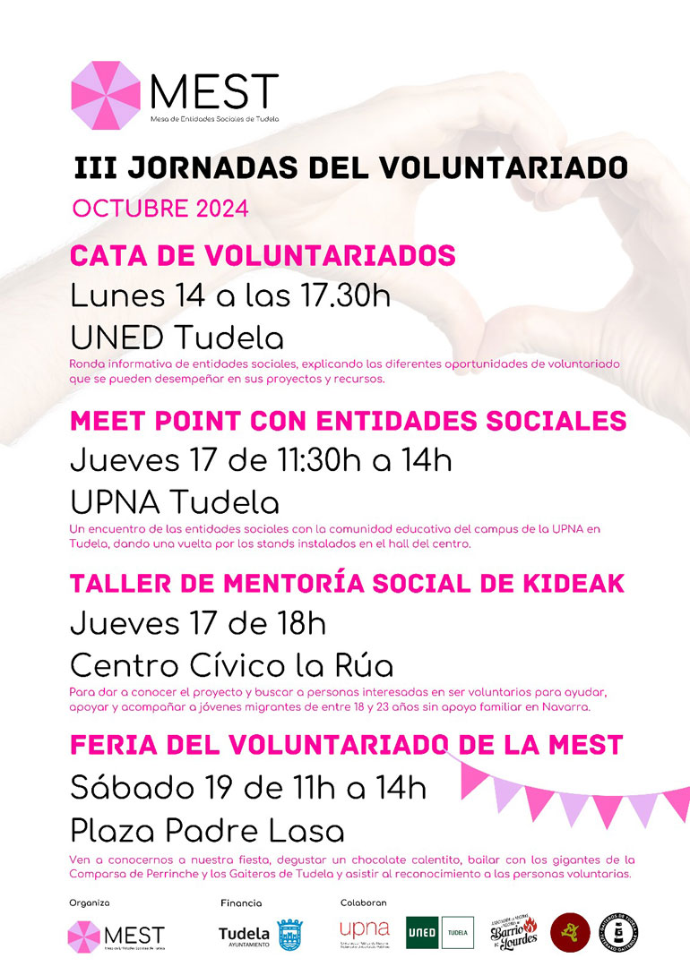 III Jornadas Voluntariado 2024 en Tudela