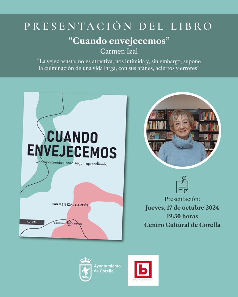 Presentación en Corella del libro ‘Cuando envejecemos’ de Carmen Izal