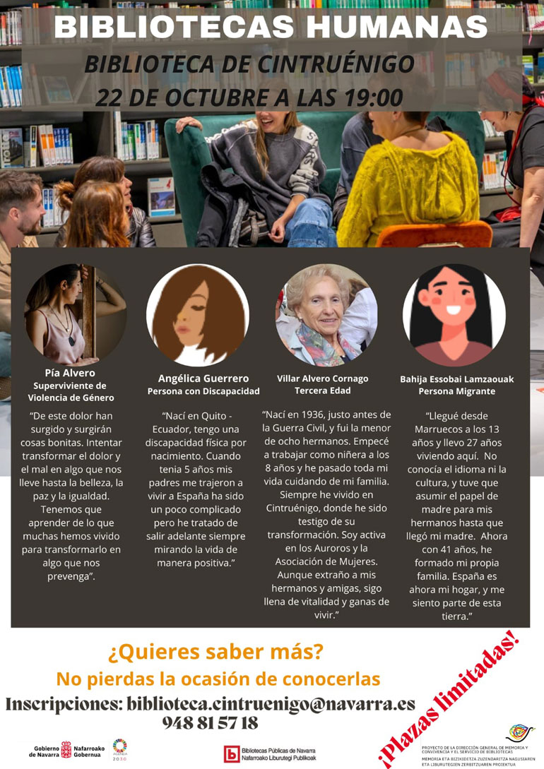 Encuentro en Cintruénigo ‘Bibliotecas Humanas’