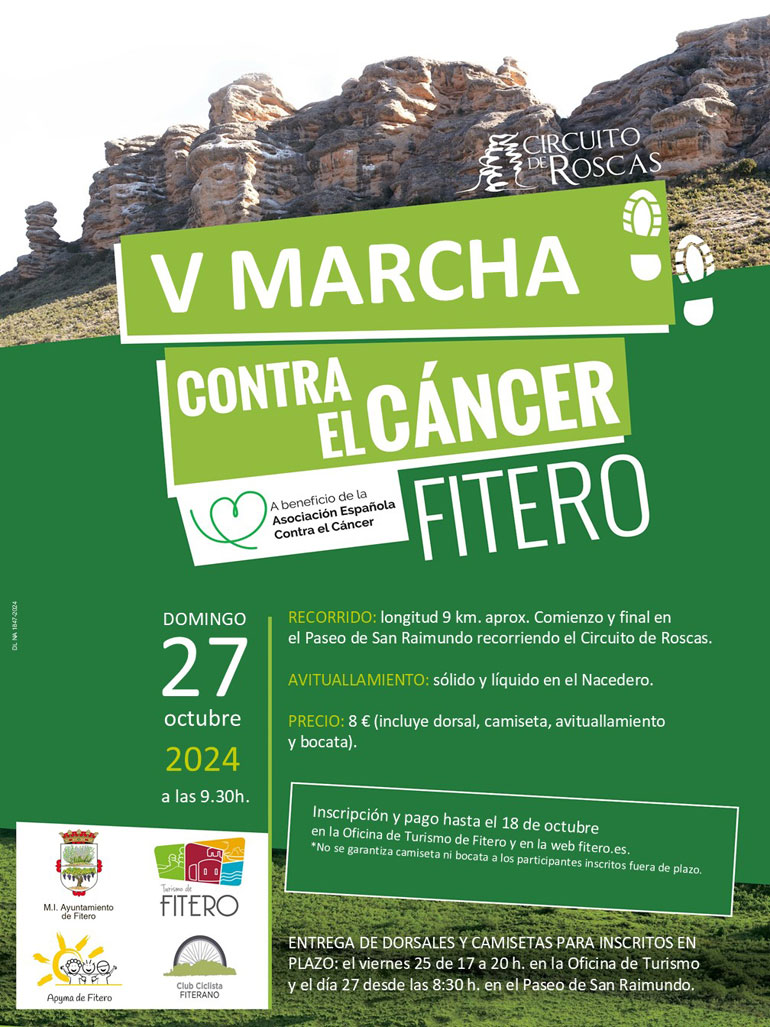V Marcha Contra el Cáncer 2024 en Fitero