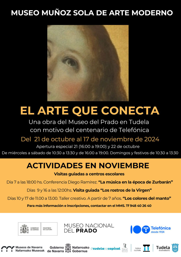 Exposición y actividades en Tudela sobre la obra ‘La Inmaculada Concepción’ de Francisco de Zurbarán