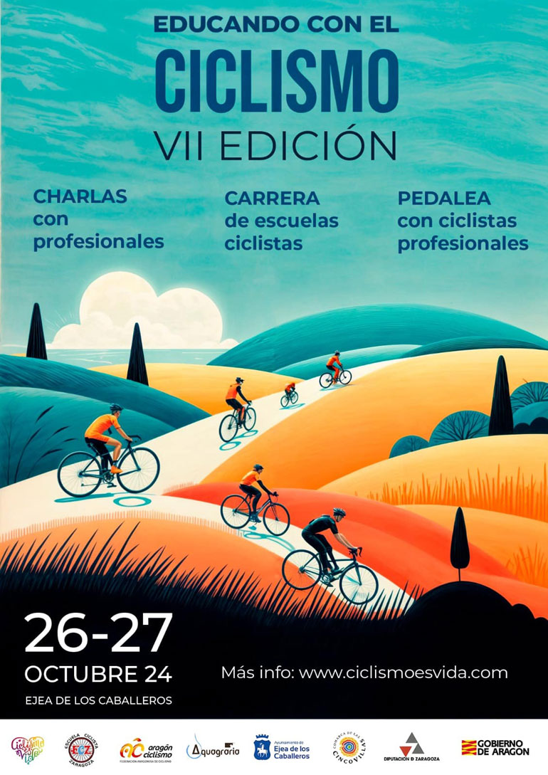 VII Educando con el Ciclismo 2024 en Ejea de los Caballeros