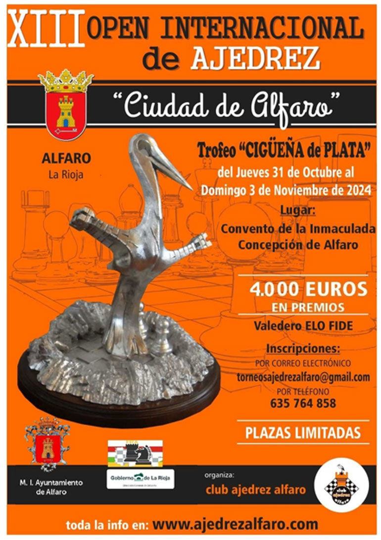 XIII Open Internacional de Ajedrez ‘Ciudad de Alfaro’