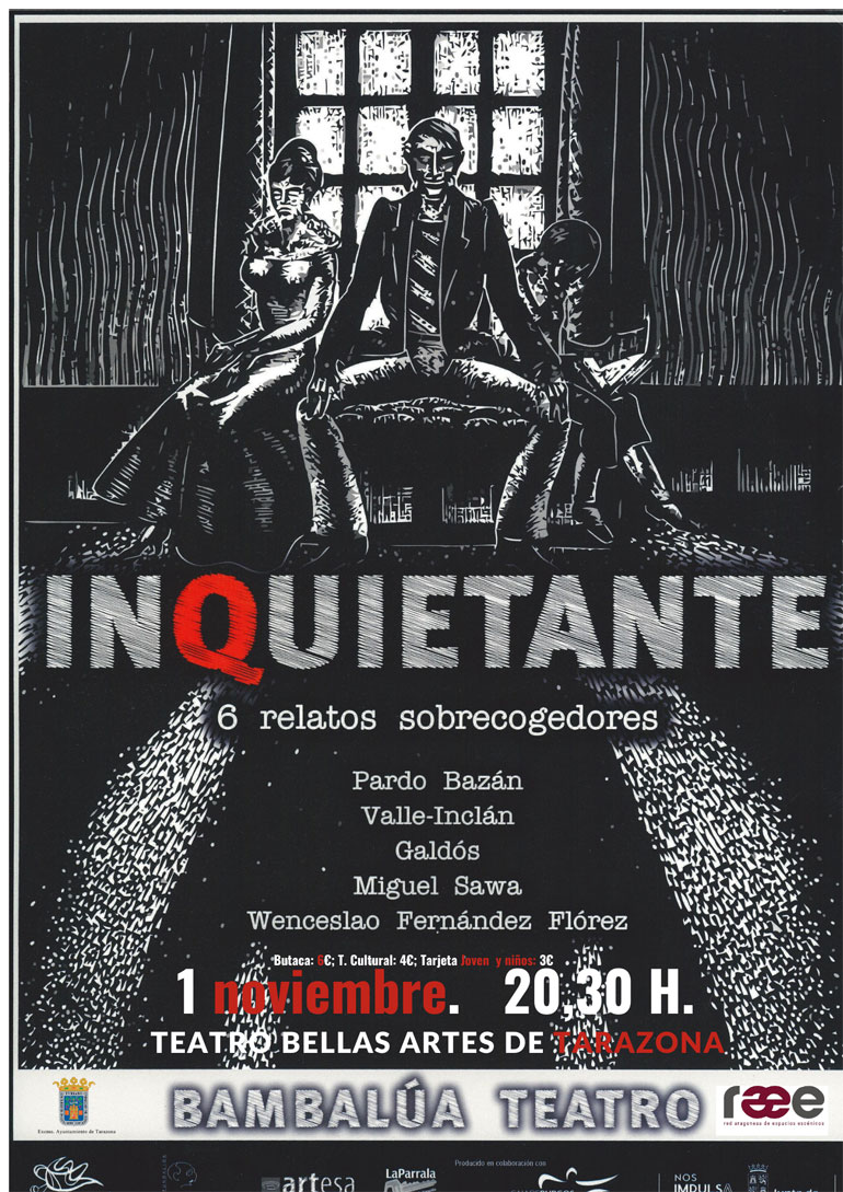 Lectura de 6 relatos sobrecogedores ‘Inquietante’