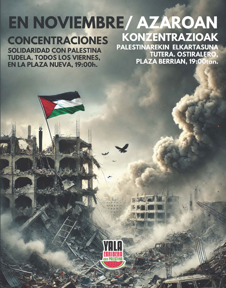 Concentración ‘Solidaridad con Palestina’